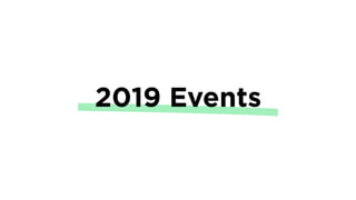 2019 Events
 