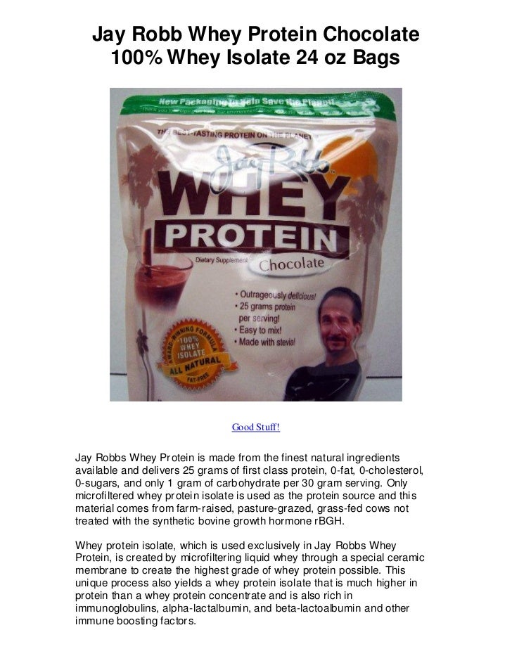 Jay robb whey protein chocolate 100 whey isolate 2 i love the taste