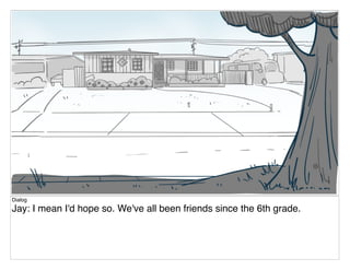 Dialog
Jay: I mean I'd hope so. We've all been friends since the 6th grade.
 