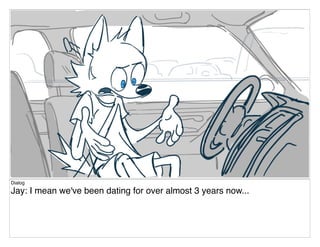 Dialog
Jay: I mean we've been dating for over almost 3 years now...
 
