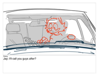Dialog
Jay: I'll call you guys after?
 