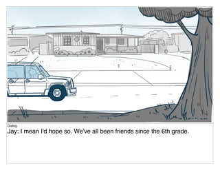 Dialog
Jay: I mean I'd hope so. We've all been friends since the 6th grade.
 