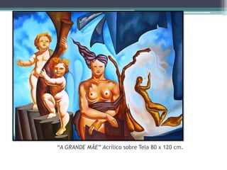 “A GRANDE MÃE” Acrílico sobre Tela 80 x 120 cm.

 