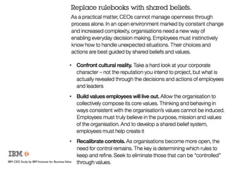 IBM CEO Study by IBM Institute for Business Value
 