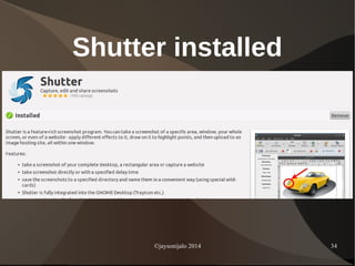 ©jaysonijalo 2014 34
Shutter installed
 