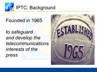 news is needed Overview of the rNews standard How the standard was created 