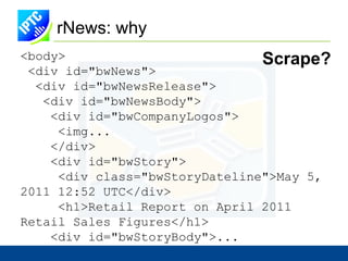 IPTC: Background Creates and maintains standards for the exchange of news 