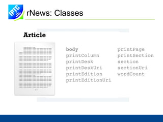 rNews: why Though the data is carried forward, most of the structure is lost 