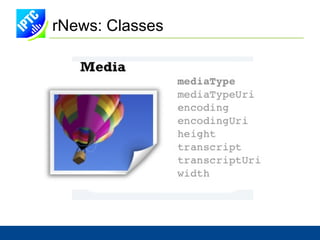 rNews: why With structured data search engines,  social networks and aggregators  can better link to news  With structured data No structured data 