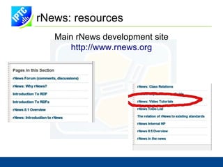 rNews:  how rNews was created 