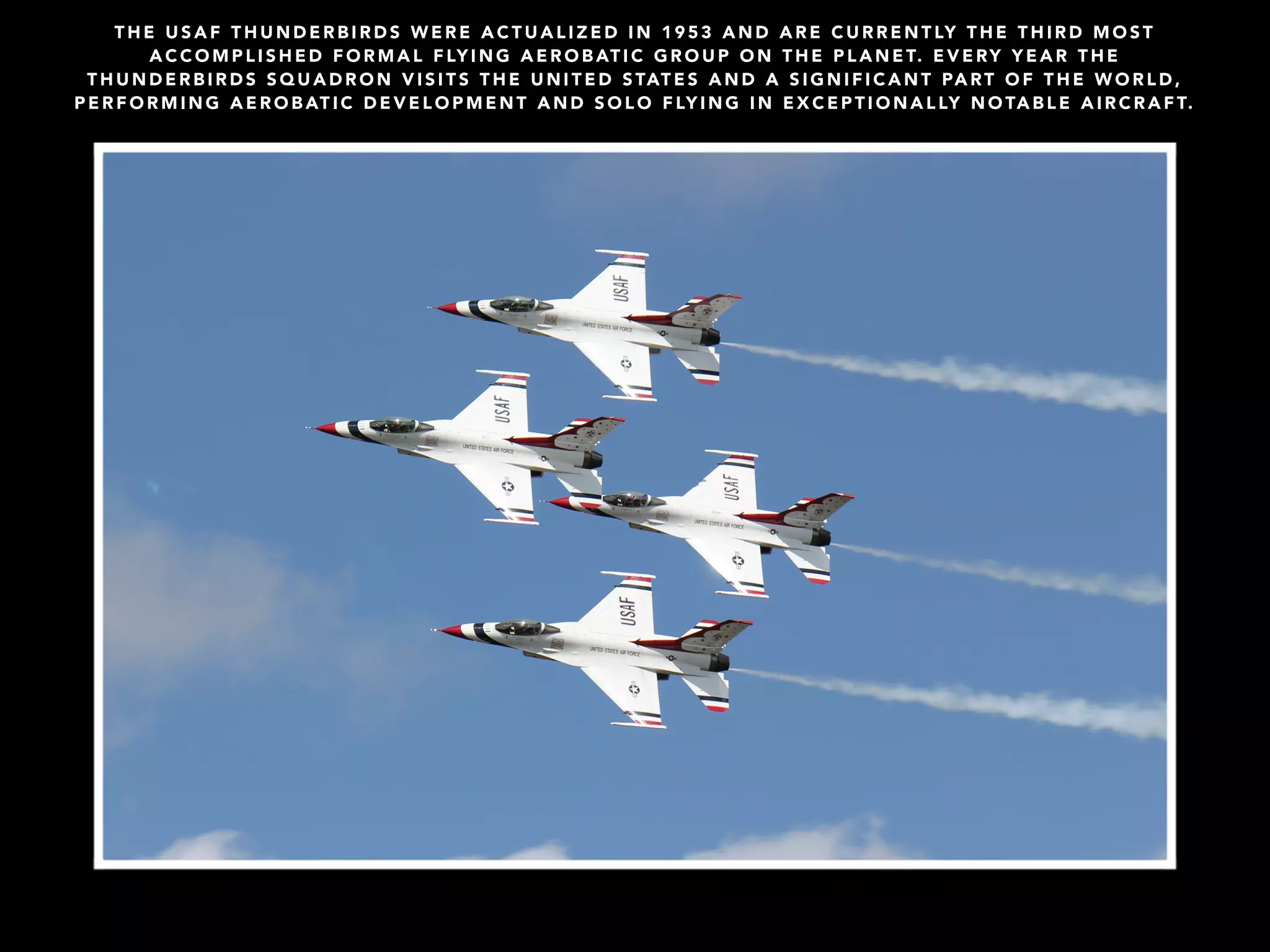 U.S. Air Force Thunderbirds schedule | PDF