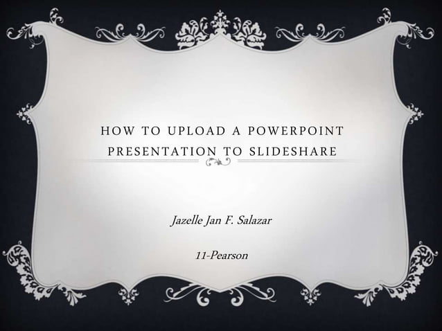 upload powerpoint presentation to slideshare