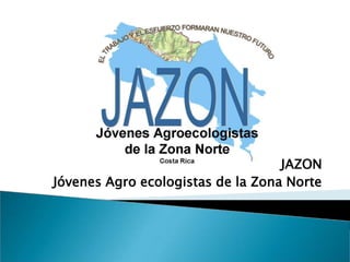 JAZON
Jóvenes Agro ecologistas de la Zona Norte
 
