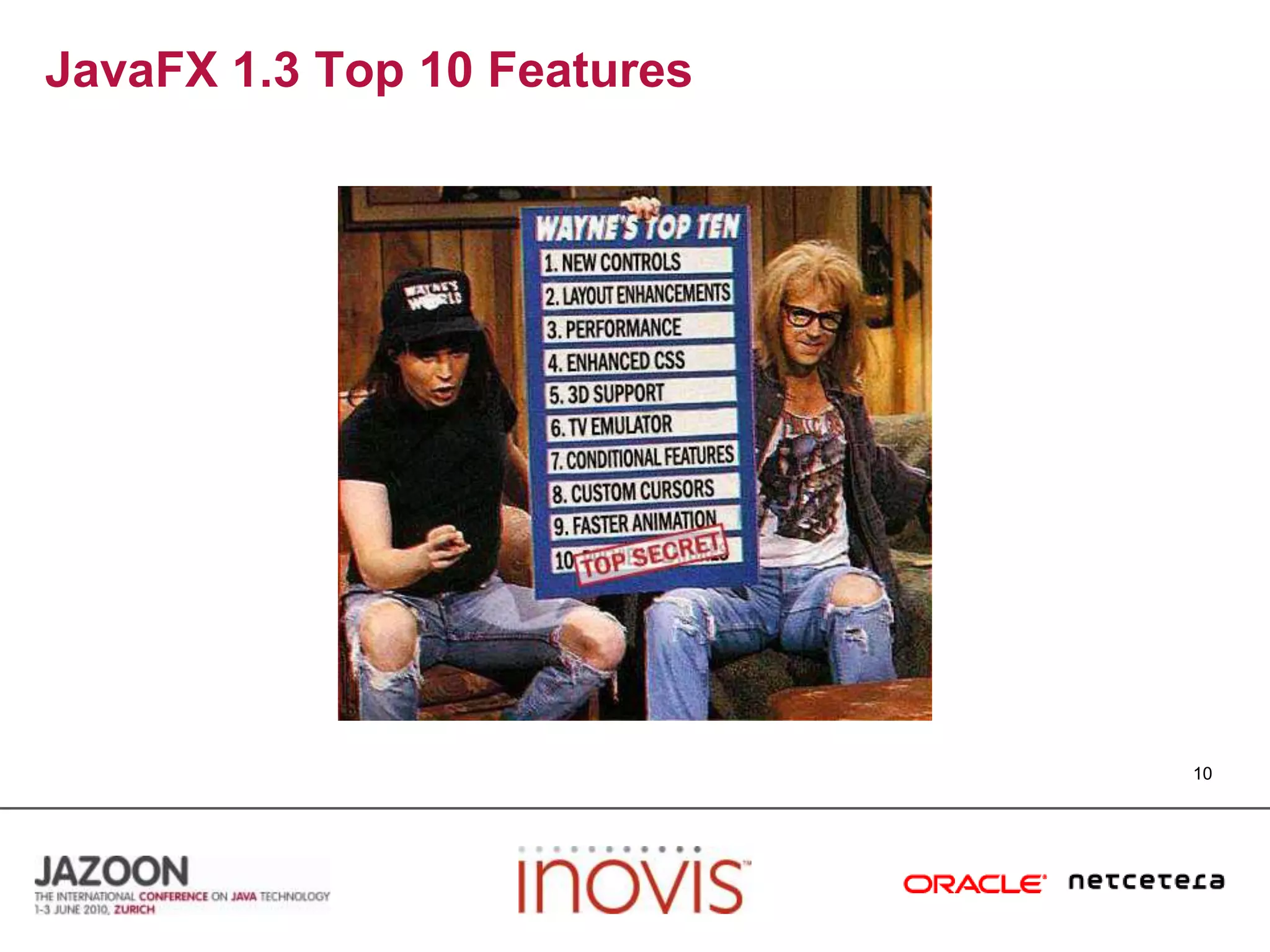 JavaFX 1.3 Top 10 Features10