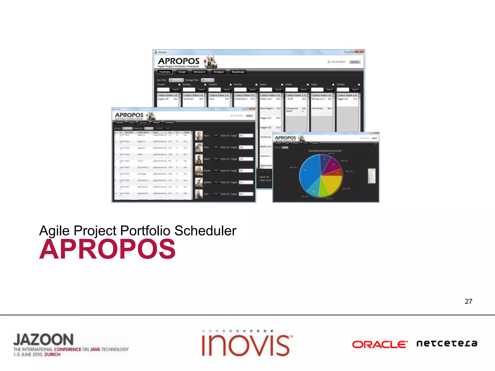 APROPOSAgile Project Portfolio Scheduler27