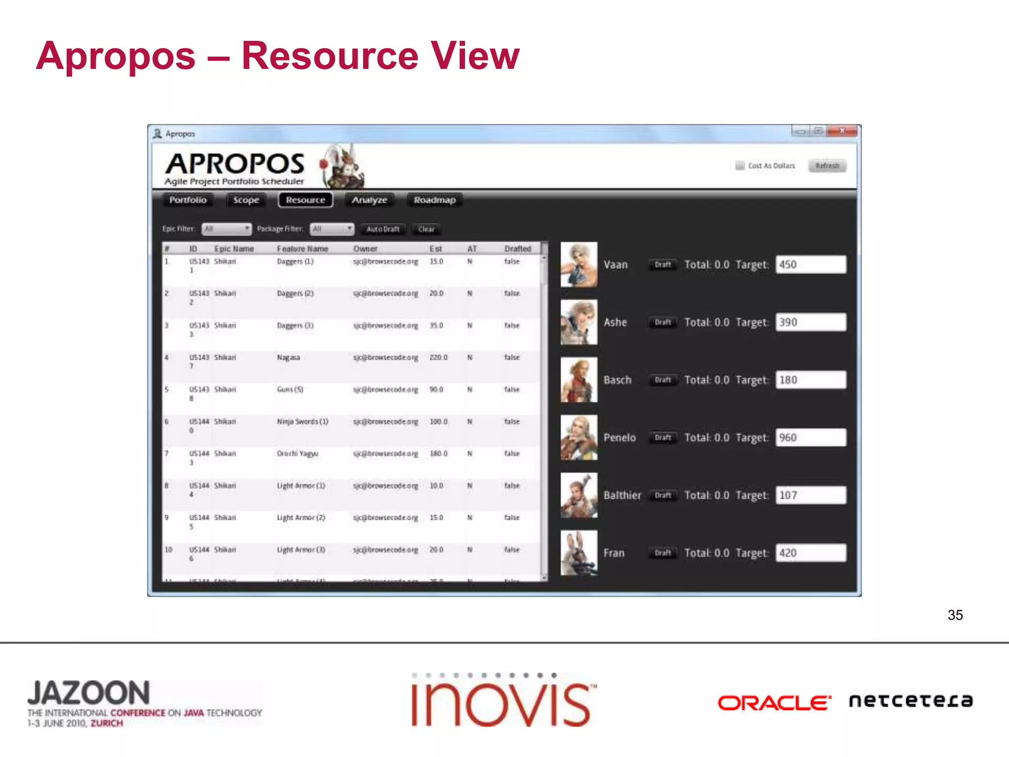Apropos – Resource View35