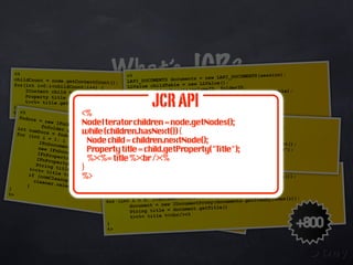The Revenge of the Weblog: Agile Java Webdevelopment