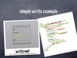 The Revenge of the Weblog: Agile Java Webdevelopment