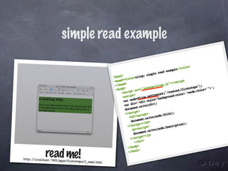 The Revenge of the Weblog: Agile Java Webdevelopment