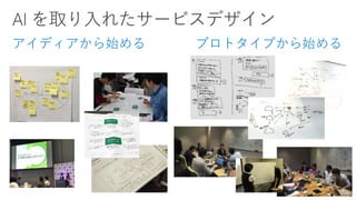 アイディアから始める プロトタイプから始める
 