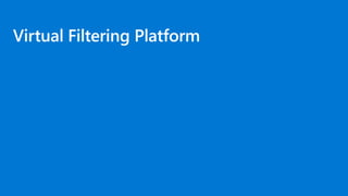Virtual Filtering Platform
 