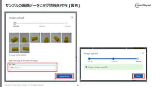 Copyright © Tokyo Electron Device LTD. All Rights Reserved. 44
サンプルの画像データにタグ情報を付与 (黄色)
 
