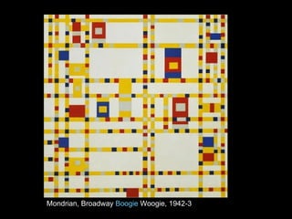 Mondrian, Broadway  Boogie  Woogie , 1942-3 