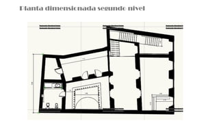 Planta dimensionada segundo nivel
 
