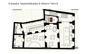 Planta Amueblada Primer Nivel
 