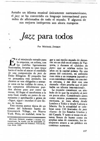 Jazz para todos. Selecciones del Reader's Digest
