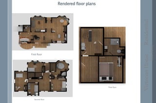 Rendered floor plans
First floor
Second floor
Third floor
VictorianHouseResidential
TalaJazzy
 