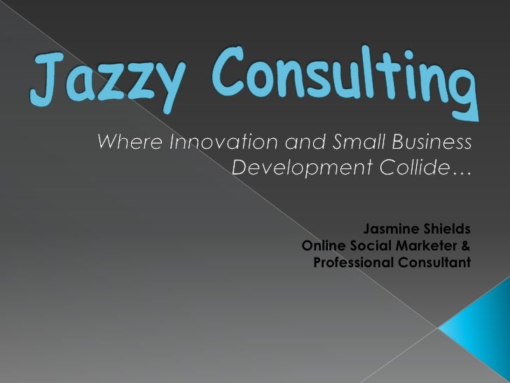jazzy consulting client presentation template jazzy consultingwhere innovation and small business development collide