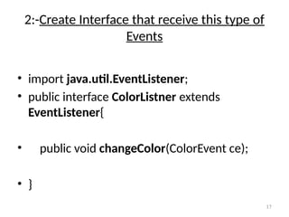 Comprehensive Guide to Java Beans: Components, Properties, and Events ...