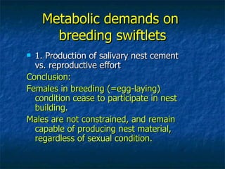 Lord Cranbrook,Swiflets Specialist.