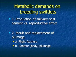 Lord Cranbrook,Swiflets Specialist.