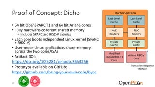 Enhancing the Open-Source P-Mesh Cache Coherence System for Open ISAs | PDF