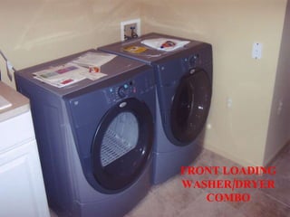 FRONT LOADING WASHER/DRYER COMBO 