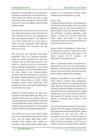 Optimization of direct shoot induction using cytokinin and auxin young ...