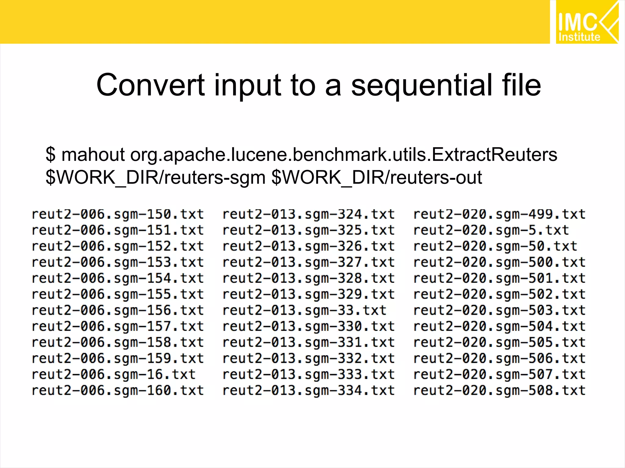 52
Command line options
 