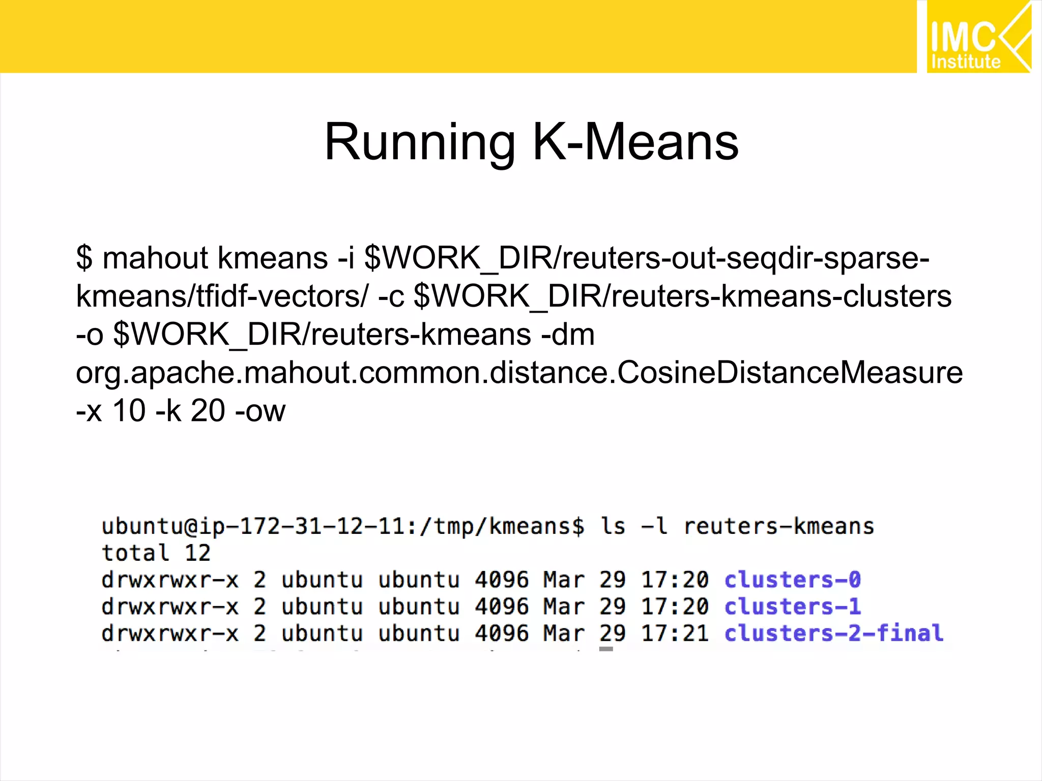 55
K-means clustering
 