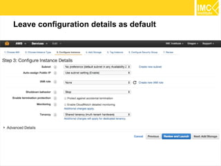 16
Leave configuration details as default
 