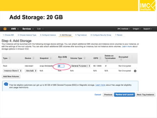 17
Add Storage: 20 GB
 