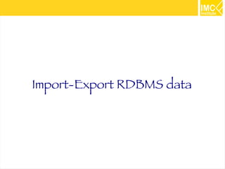 60
Create the sparse vector files
$ mahout seq2sparse -i $WORK_DIR/reuters-out-seqdir/ -o
$WORK_DIR/reuters-out-seqdir-sparse-kmeans
--maxDFPercent 85 --namedVector
 
