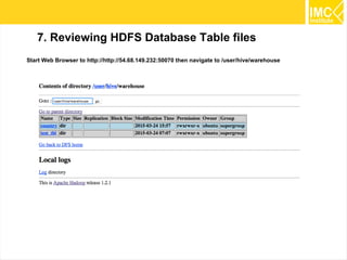 70
Import-Export RDBMS data
 