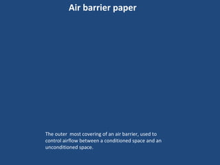 Air barrier paper ,[object Object]