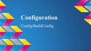 Configuration
Config/BuildConfig
 
