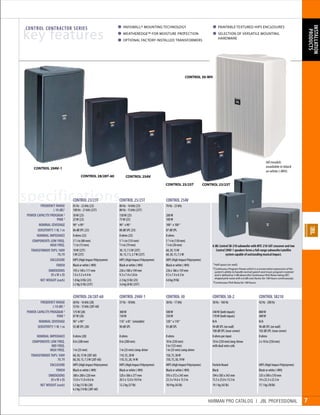 JBL Control Series