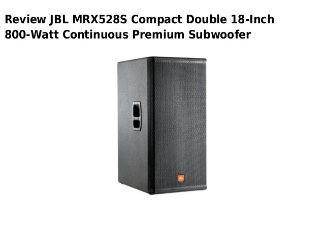 jbl double 18