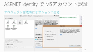 プロジェクト作成時にオプションつける
40
 