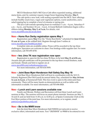 JBM-HH Bulletin April 29, 2014 image
